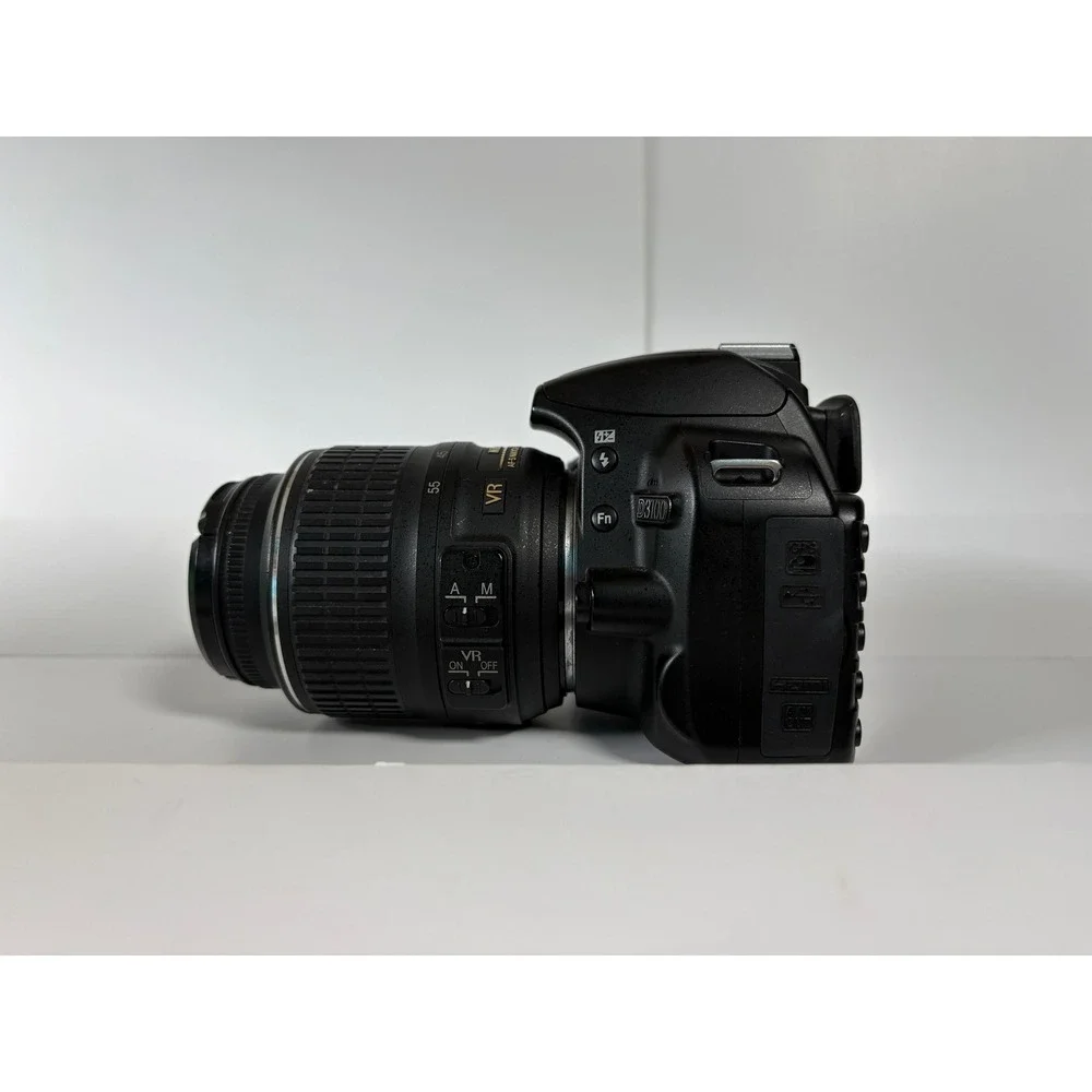 Nikon D3100 DSLR Camera with 18-55mm VR Lens Kit Black 14.2MP HD Video